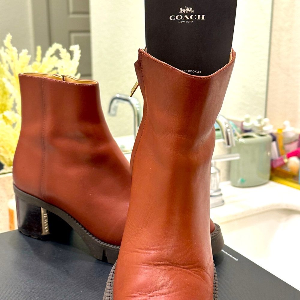 Authentic Coach Booties. Very gently worn!